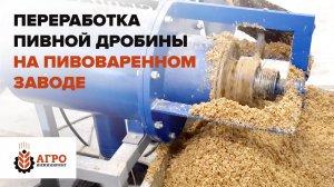 Линия по переработке пивной дробины на пивоваренном заводе в Краснодарском крае.