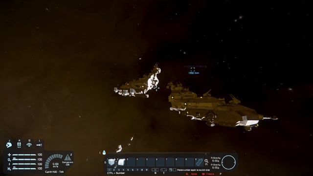Battlecruiser Zugteufel ripped in half by a single ZG-I Missile [Space Engineers] смотреть онлайн