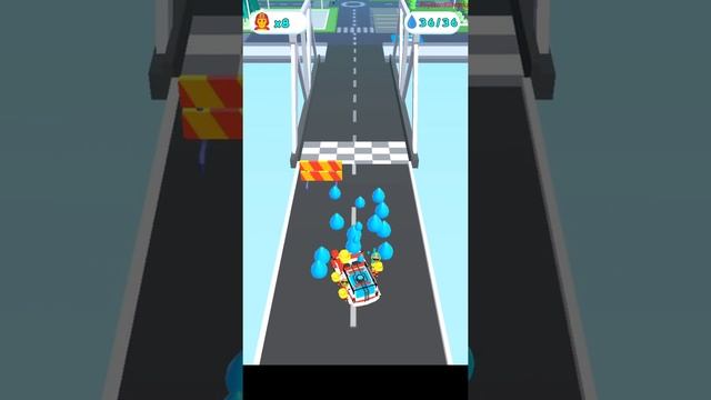 Fireman Run: Save The City - Gameplay Walkthrough Part 1 Levels 1-12 Firetruck (iOS,Android)