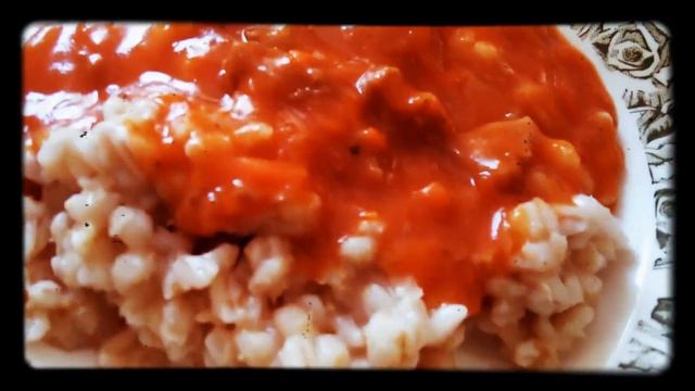 Суп грибной и перловка с гуляшом. смотреть онлайн