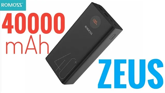 ROMOSS (PEA40) Zeus 40000mAh Power Bank 18W. Обзор и тест. смотреть онлайн
