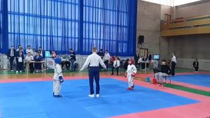 Тхэквондо ITF Кубок Содружества 8-9 лет 26 кг финал Воронцова Д.-Женатова Ж.