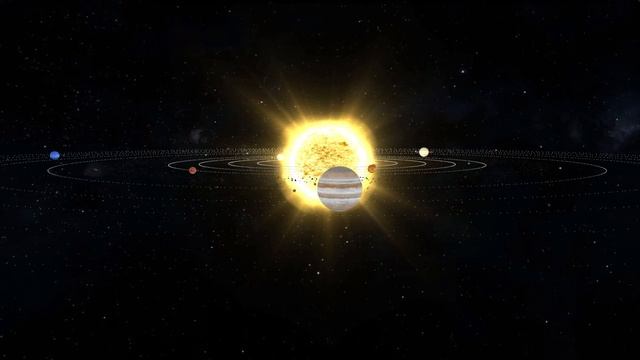 3D модель Солнечной системы