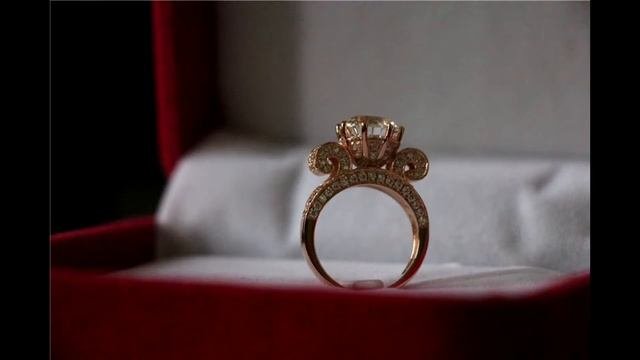 Ювелирные изделия с AliExpress - Кольцо розовое золото.