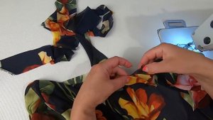 Как обработать горловину платья кулиской. Пошаговый мастер класс.mp4