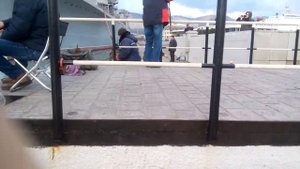 Ловля кефаля в Новороссийске.