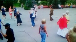 155. Несе Галя воду. Танцы в парке горького Харькова. Ретро танцы под танцевальную музыку.
