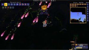 Пытаюсь пройти все волны тыквенной луны в Terraria 1.3.5.3