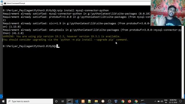 ? Python MySQL Connection - Installation  | ?Python for beginners | ?Python complete course in Tami
