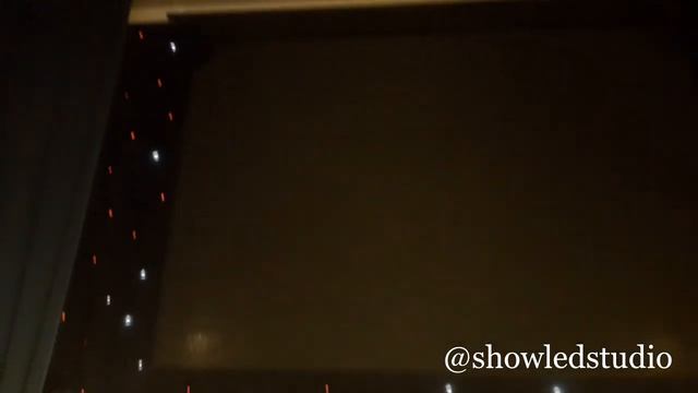 Занавес Звездное небо для РДК Созвездие г. Дмитров смотреть онлайн