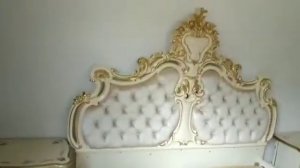 Спальня Валенсия с 6 дверным шкафом Слоновая кость Слониммебель