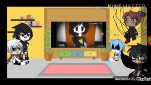 Реакция сансов на меме пигги/Sans ' reaction to piggy's meme Rus, Eng