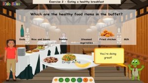 How to Keep Your Body Clean, Eat Healthy & Stay Fit With Exercise - Learning Game for Kids