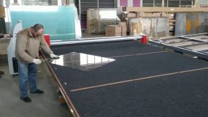 Автоматический стол резки стекла Модерн