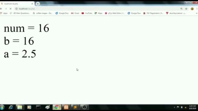 How to create variable in php??  Click here?