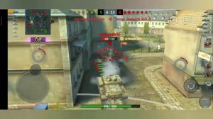 World of Tanks blitz—AT-8 БОЙ НА МАСТЕРА