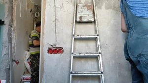 Обычные будни электро монтажника .