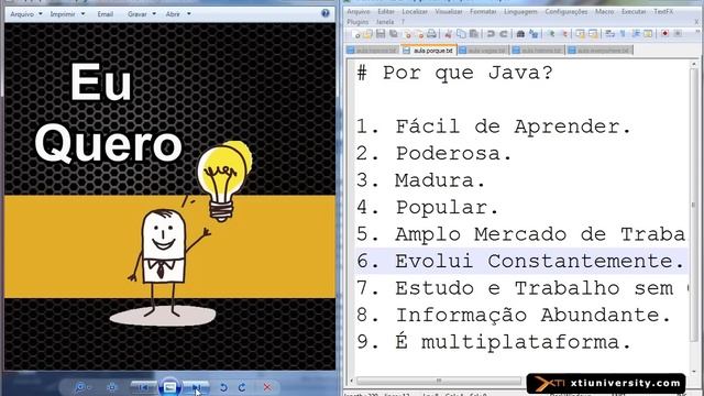 Universidade XTI - JAVA - 001 - Introdução смотреть онлайн