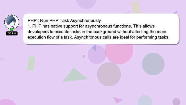 PHP : Run PHP Task Asynchronously смотреть онлайн