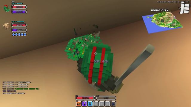 Выживаем в Cube World часть 9 - ДЕЛАЮ БУМ-БУМ-БУМ... смотреть онлайн