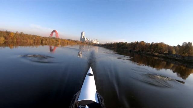 Гребля от первого лица / Академическая гребля в  двойке 2-