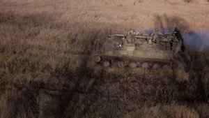 Боевая работа расчета 240-мм самоходного миномета 2С4 «Тюльпан»