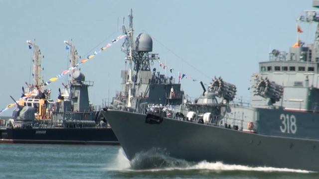 Парад кораблей в честь Дня ВМФ. #Балтийск. 25 июля 2021 г. смотреть онлайн