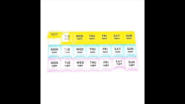 Таблетница-органайзер - Неделька, 21 секция смотреть онлайн