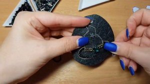 МК брошь ШЛЯПА ВЕДЬМЫ