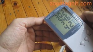 Термометр-гигрометр TA 318 с выносным датчиком