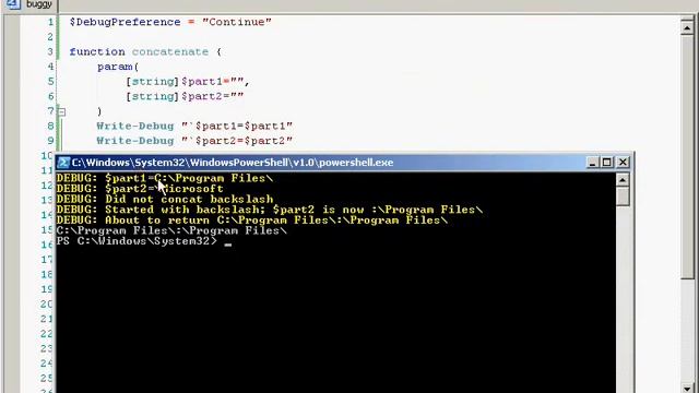 POWERSHELL : Debugging Trace Code and Step Debugger смотреть онлайн