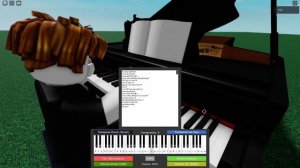 Brazil anthem on Roblox piano