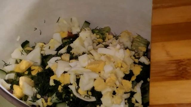 Быстрый рецепт. Сборная мясная окрошка без картошки. #окрошка #окрошканаквасе #рецептокрошки