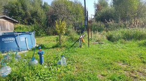 Бассейн, личинки комаров в бассейне🤦♀️. Обзор всего понемногу 🤷♀️
