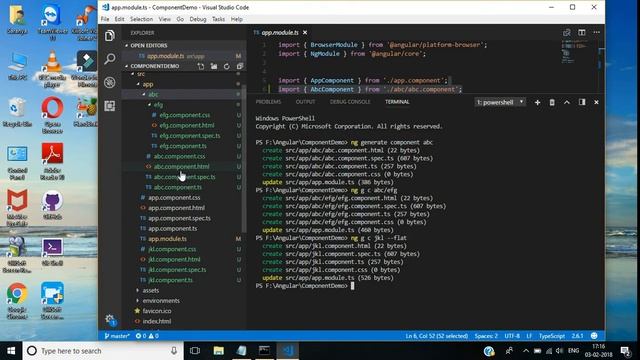 AngularJS 4 Tutorial: 05. Generating components using Angular CLI смотреть онлайн