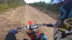 Honda CRF 450R Top Speed!!! (STOCK)