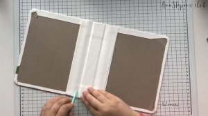 МК блокнот в составной обложке / скрапбукинг мастер класс / как сделать бебибук / BABYBOOK tutorial