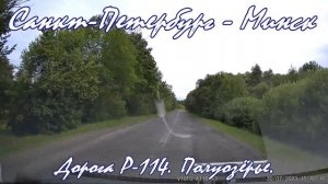 Санкт-Петербург - Минск на авто. Дорога Р-114 Полуозерье участок Городок - Лепель. Drive tour Minsk
