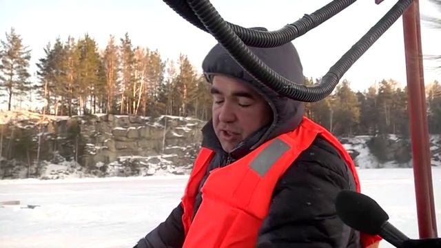 Нарезка льда для ледового городка