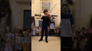 Giovanni Pergolesi Aria, Nina, played by Misha, 7,violin. Джованни Перголези, Ария, - Нина, скрипка