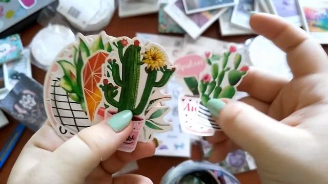 Новинки канцелярии / открытки инстаграм / наклеечки с суккулентами смотреть онлайн