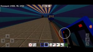 3 вагона метро MTPack в Minecraft Be!!!