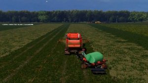 FarmingSimulator2015 Варваровка серия №2 уборка сена