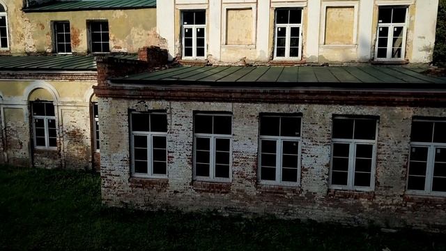 Заброшенная усадьба Михайловское (Шишкин Лес). Аэросъёмка.