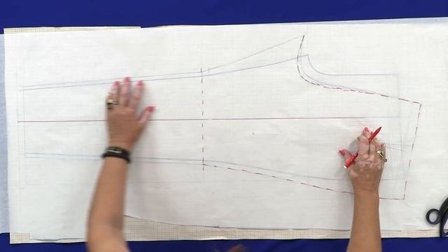 И снова цельнокроеный рукав. Стильный комбинезон. Модель 2. Моделирование нижней части комбинезона.