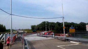 Наплавной мост в Коломне