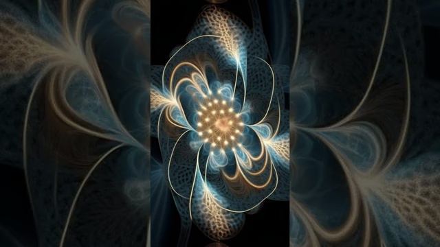 Вращающийся фрактальный узор