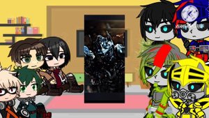 Gacha club react to transformers
