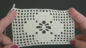 Простой узор крючком для новичков