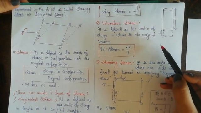 Elasticity || Stress || Strain || Hooke's law || B.Sc Sem 2 Topic easy explaination with exam notes смотреть онлайн